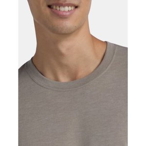 เสื้อยืดคอกลมสำหรับผู้ชายสีดำและสีขาวสีเทากรมท่าเบาพิเศษแห้งเร็วระบายอากาศได้ดี - Product Image 4