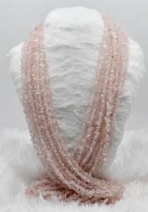 Cuentas de Cuarzo Rosa Natural de Primera Calidad, Sin Cortar, Piedras Curativas para Joyería y Meditación - Product Image 2