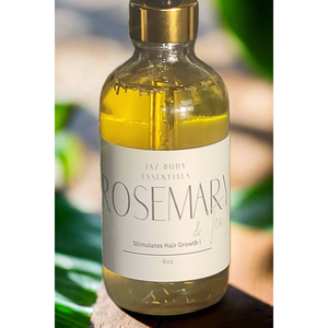 Huile capillaire bio au romarin et à l'arbre à thé 4oz – Hydratante, lissante, nourrissante, à la kératine et à l'huile de coco pour cheveux secs – Végétalienne et à base de plantes - Product Image 2