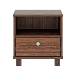 <b>Night</b> <b>Stand</b> Table Sofa Side Table Bedside Furniture in Mango Wood With Rosewood Finishes for Bedroom Living Room Office - Product Image 3