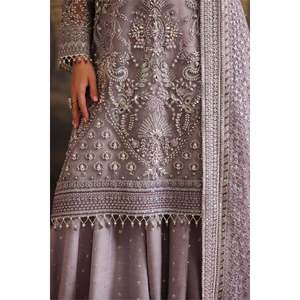 Embroidered Chiffon <b>Net</b> <b>Fabric</b> SF-4379 - Product Image 4