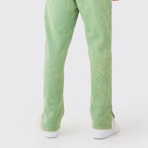 Wholesale Custom Logo Men's <b>Oversized</b> Acid Wash Tracksuit Vintage Two-Piece <b>Jogger</b> - Product Image 6
