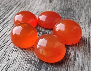 Wholesale IGI Certified Natural Red Carnelian Jasper Brilliant Cut AAA+ Quality Loose Gemstones Flat Back Calibrated Lavira - Product Image 1