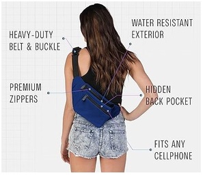 Sac banane personnalisé pour hommes femmes conception personnalisée en gros sac banane sacs banane étanches en gros LOW MOW voyage utiliser - Product Image 5