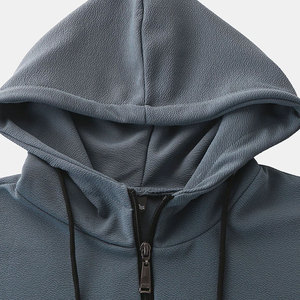 Sweat-shirts pour hommes de haute qualité, design personnalisé, coton et polyester, légers, confortables, doux, en polaire, coupe-vent, séchage rapide, pour l'hiver - Product Image 3