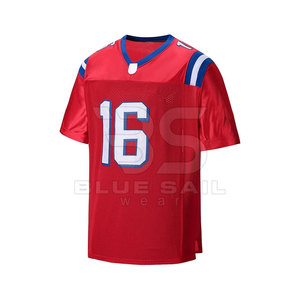 Venta al por mayor bordado personalizado de alta calidad camiseta de fútbol americano camiseta de equipo de fútbol americano Jersey para la venta en línea - Product Image 1