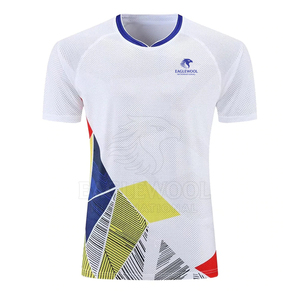 Camiseta de Tenis de Manga Corta Transpirable de Alta Calidad a Precio Económico, Último Modelo en Color Sólido - Product Image 1