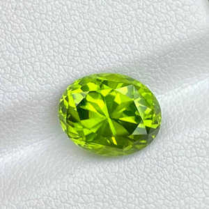Exclusivo de moda 100% Natural manzana verde peridoto piedra forma ovalada curación Natural agosto piedra preciosa para la venta OEM - Product Image 5