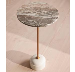 Table d'appoint moderne avec plateau en bois et structure en métal table d'appoint de canapé élégante meubles minimalistes design rond décoration intérieure durable vente - Product Image 6