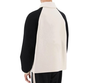 OEM Custom Embroidery Logo Vintage <b>Letterman</b> <b>Jackets</b> For Men Mandarin Collar Plus Size Winter Wool Varsity <b>Jacket</b> - Product Image 2