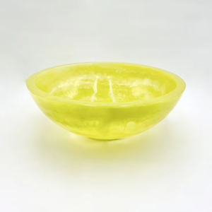 Explicación Personalizar colorido hecho a mano mejor calidad tazón de resina completo con base para chocolate, dulces, dulces y joyería - Product Image 1