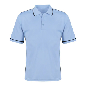 Polo unisexe 100% coton polyester brodé logo uni Polo T Shirt hommes femmes grande taille personnalisé polos vierges - Product Image 1