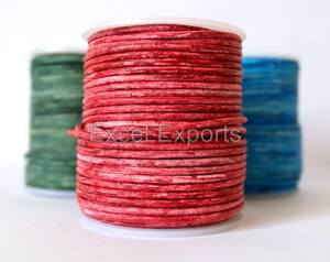 Runde echte Leder Schnur Schnur 2mm 3mm Schmuck Armband Halskette Schnur DIY Schmuck Zubehör von Meter Yard Versorgung indische Schnur - Product Image 2