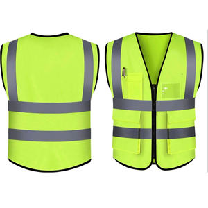 Ropa de trabajo de poliéster personalizable, transpirable e impermeable, producto de alta visibilidad, alta visibilidad, seguridad en el trabajo, ropa reflectante - Product Image 2