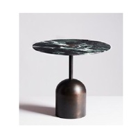 Table basse noire dorée à accent simple fabriquée en inde nouveau style de décoration intérieure Table d'appoint basse unique en métal de luxe pour chevet
