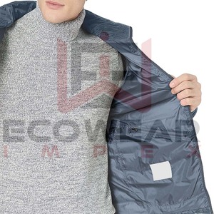 Hecho en Pakistán 2025 hombres personalizados ropa nueva chaqueta acolchada hombres 2025 tendencia al por mayor mejor calidad logotipo personalizado ligero - Product Image 5