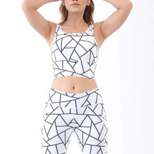 Soutien-gorge de sport Leggings de compression Vêtements de sport actifs personnalisés Vente en gros Pantalons et soutiens-gorge grande taille Ensemble de yoga pour femmes Fitness Coton - Product Image 4