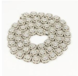 สร้อยคอสีเงินสเตอร์ลิง14K สำหรับผู้ชาย925สีเงินสเตอร์ลิงสายโซ่ VVS Moissanite ทดสอบจริงสร้อยคอมุกทุกขนาด - Product Image 1