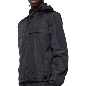 Conjunto deportivo ligero para hombre, chaqueta cortavientos y pantalones para gimnasio, correr, trotar, entrenamiento al aire libre, ropa deportiva. - Product Image 6