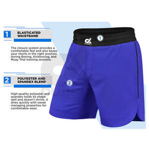 Pantalones Cortos de MMA OEM para Hombre, Equipo de Boxeo de Alta Calidad, Pantalones Cortos de Entrenamiento Cómodos, Diseño Superior, Servicio de Logotipo Personalizado - Product Image 3