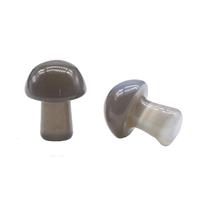 Outil de massage corporel Gua Sha en agate grise de cristal sculpté de haute qualité, outil de raclage naturel pour le visage en pierre précieuse personnalisable CRYSTAL