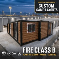 Fournisseur chinois de conteneurs robustes pour bureaux de chantier, camps miniers, usines modulaires préfabriquées de 40 pieds, capacité de 100 000 m², 4 lignes de production, grande capacité