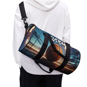 กระเป๋าเดินทางสำหรับผู้ชายน้ำหนักเบาออกแบบโลโก้ได้ตามต้องการน้ำหนักเบากระเป๋าเป้สะพายหลังกลางแจ้งสำหรับใส่เล่นกีฬากันน้ำพกพาไปยิมกระเป๋าทรงดัฟเฟิล - Product Image 6