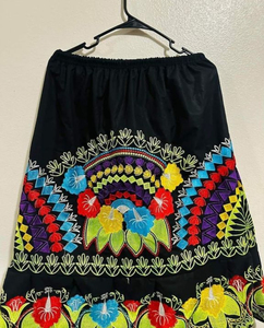 กระโปรงผ้าฝ้ายผู้หญิงกระโปรงปักลายสไตล์ฮาวายกระโปรงผ้าคุณภาพสูงออกแบบได้ตามต้องการ - Product Image 1