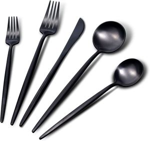 Juego de Vajilla, Cubiertos, Accesorios de Cocina, Juegos para el Hogar, Cuchillo, Tenedor y Cuchara para Adultos y Niños, Acero Inoxidable de Lujo - Product Image 5