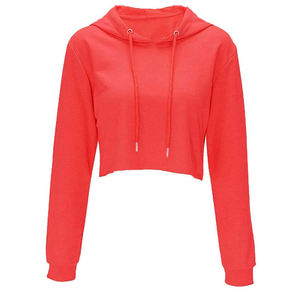 Sudaderas con capucha de manga larga de lana de algodón de alta calidad para mujer, sudaderas con capucha transpirables y de secado rápido para mujer - Product Image 4