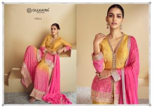 Premium véritable Chinon soie Salwar costume Style traditionnel numérique imprimé robe doux Net Dupatta dernière fantaisie tendance indienne - Product Image 4