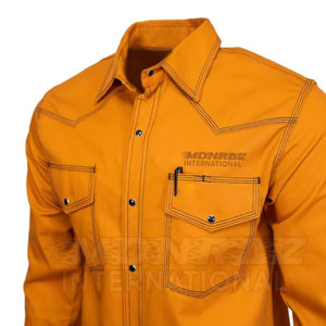 Peso ligero Slim Fit Hombres Camisas de soldadura Entrenamiento Color sólido Camisas de soldadura de color sólido de alta calidad - Product Image 5