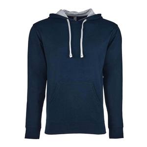 Venta al por mayor de doble forro unisex Terry Drop Shoulder Pullover Hoodie - Product Image 3