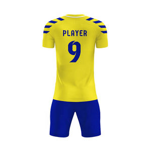 Uniforme de football Hommes Kit d'équipe personnalisé Respirant Séchage rapide Confortable Football Match Jersey Shorts Ensemble - Product Image 3