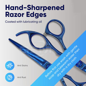 Suministro directo de fábrica Nuevo diseño Tijeras para el cabello de peluquero Precio bajo Hoja de acero inoxidable - Product Image 5