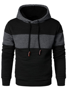 Hommes Mode Loose Color Casual Respirant Manches Longues Hoodies Haute Qualité 2025 - Product Image 5