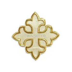 Croix brodée religieuse Croix brodée à la main bon marché de haute qualité - Product Image 3