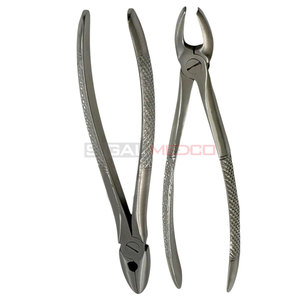 Juego de 2 fórceps de extracción de molares superiores MD1 + MD2 Patrón de hidromiel Instrumentos de extracción dental de acero inoxidable alemán - Product Image 2