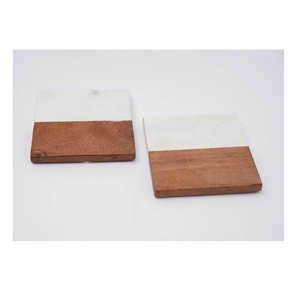 Best Quality Square Stone Coasters for Home & Kitchen Use Classic Style <b>Tabletop</b> Decorative Mats & Pads - Product Image 6