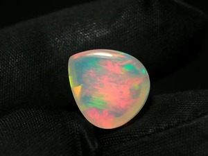 Ópalo de Pera Welo Etíope Genuino, Gema Suelta de 6.65 CT AA, Raro, Natural, Multiflash, Cabujón, Certificado por Terceros para Joyería - Product Image 3