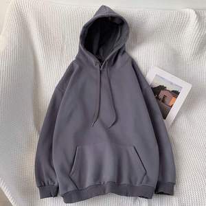 Sudadera con capucha de gran tamaño de peso pesado personalizada Unisex 100% algodón hombro caído pulóver bordado en blanco otoño Terry sudadera estampado ODM - Product Image 6