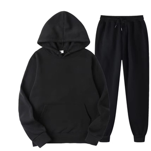 Estilo único personalizado hombres peso pesado 100% algodón polar pulóver chándales transpirable en blanco de gran tamaño ropa de calle chándal Unisex - Product Image 6