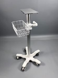 Aluminium Monitor <span class=keywords><strong>Trolley</strong></span> Voor Ziekenhuizen Icus, Eerstehulpafdelingen Houdt Patiëntmonitors - Product Image 2