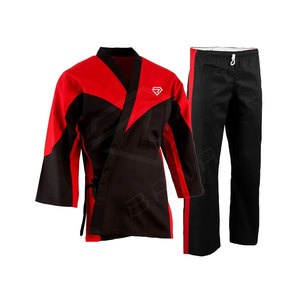 Uniforme de karaté poids lourd 100% coton pour jeunes et adultes ensemble de toile professionnel pantalon - Product Image 1
