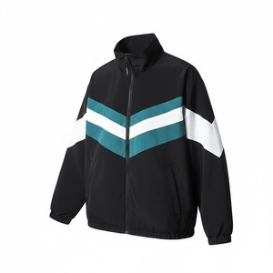 Chaqueta Cortavientos Reversible Personalizada con Cremallera, Bordada, de Invierno, Estilo Urbano, Impermeable, Transpirable, de Spandex/Poliéster - Product Image 2