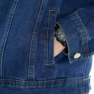 Veste en jean pour homme, dernier design, fabriquée au Pakistan, style streetwear, haute qualité, en vente en ligne - Product Image 4