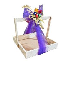 Gỗ Thông Giỏ Quà Tặng Với Tay Cầm Bằng Gỗ Và Cỏ Khô Ưa Thích Handmade Giỏ Lý Tưởng Cho Tặng Giỏ Hình Lục Giác - Product Image 6