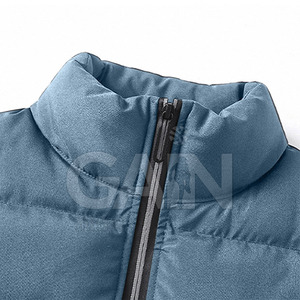 Precio bajo, alta calidad, logotipo personalizado impreso, chaleco acolchado para hombre, chaleco acolchado personalizado de talla grande para hombre - Product Image 6