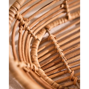 Roscoe Long panier en rotin tissé à la main cadeau en bambou durable et panier de rangement pour l'organisation de la maison et l'utilisation du pain - Product Image 3