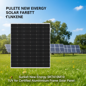 Panel Solar con Marco de Aluminio Certificado TUV Sunket New Energy SKT410M10 - Product Image 3